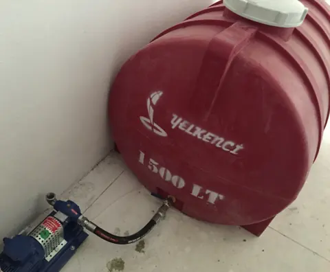 Atık yağ tankı ve transfer pompası