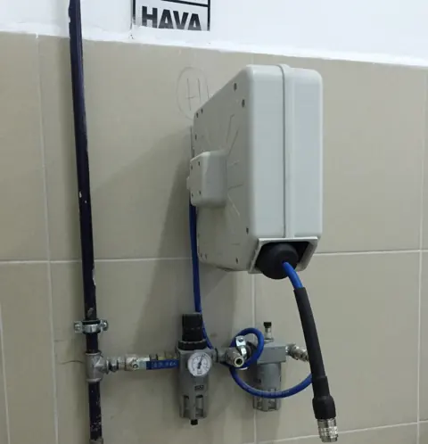 Hava makarası ve filtre-regülatör grubu