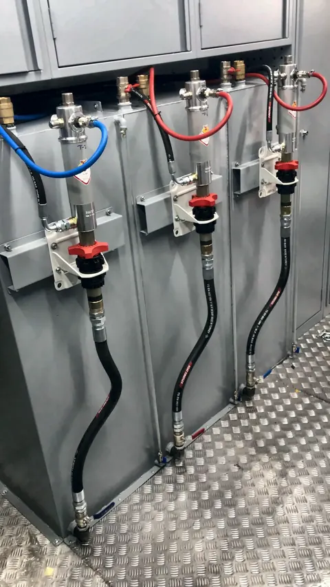 Pompa grubu ve bağlantı hortumları